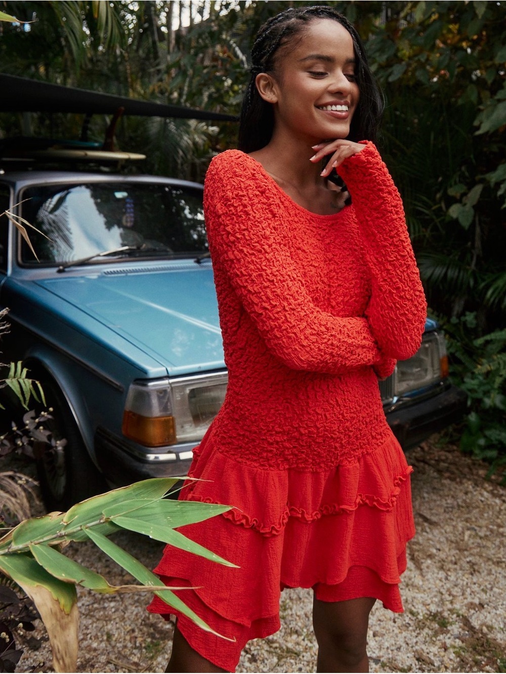 What A Time Drop-Waist Mini Dress